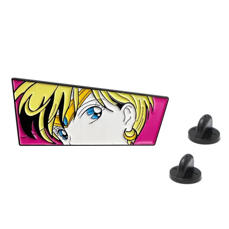 بحار القمر عمل القمر هير ري هينو أنيمي الطرفية الكرتون الإبداعية شارة معدنية موضة حقيبة شخصية الديكور بروش #5