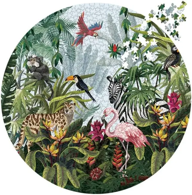 MaxRenard-Puzzle Rond de 1000 Pouces de Diamètre pour Adulte, Jouet, Animal, ix, Décoration de la Maison, 26.97 Pièces