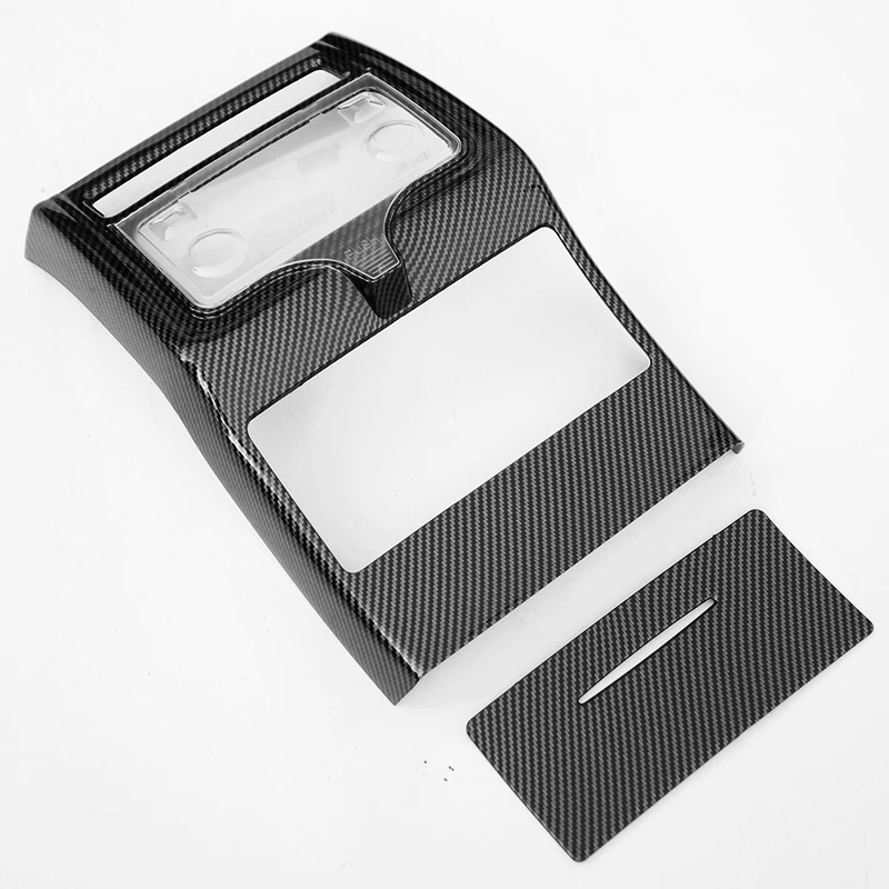

Suitable for Great Wall Tank 500Hi4T/Hi4Z Hybrid Fuel Rear Air Outlet Cover Interior Anti-Kick Protection Carbon Fiber Sandalwood Pattern