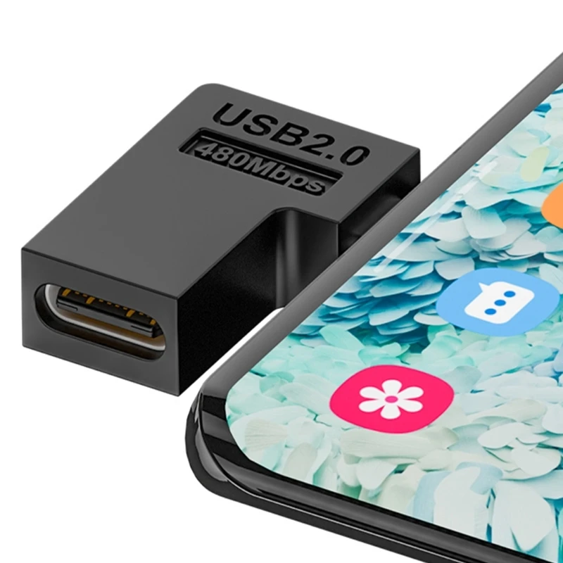 2024 ใหม่ 90 องศาซ้ายขวามุม Micro USB ชายประเภท หญิงอะแดปเตอร์ CONNECTOR