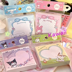 100 Pages Cute Cartoon Memo Pad Kids School Supplies Note Paper Diary Scrapbooking Kawaii Stationery Message Non Sticky Notes