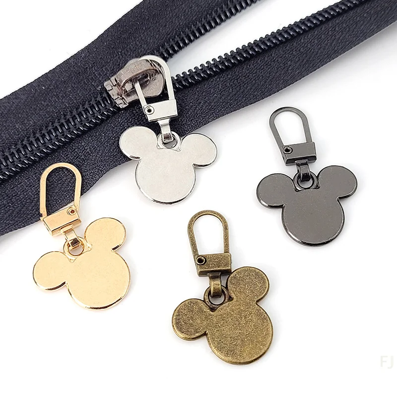 [YU]5PCS Detachable Zipper Puller Tab Small Hole Cartoon Multi-functional Bag School Bag Clothes Universal Zipper - Image 2