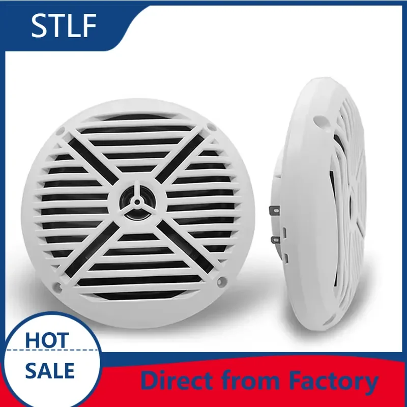 STLF Factory Slim RV 6.5 Inch Plastic Marine Speaker 50 Watts Waterproof IPX6 Made in Guangdong for Boat Camping Vehicle