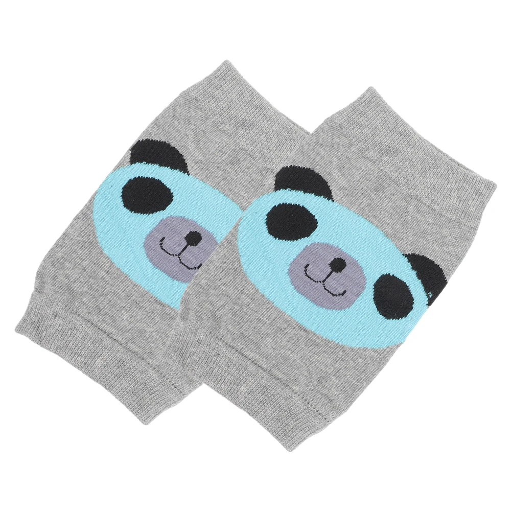 

2 Pairs Baby for Crawling Toddler Combed Cotton Children Knee Pads Lightweight Anti Slip Durable Breathable Infant for Spring
