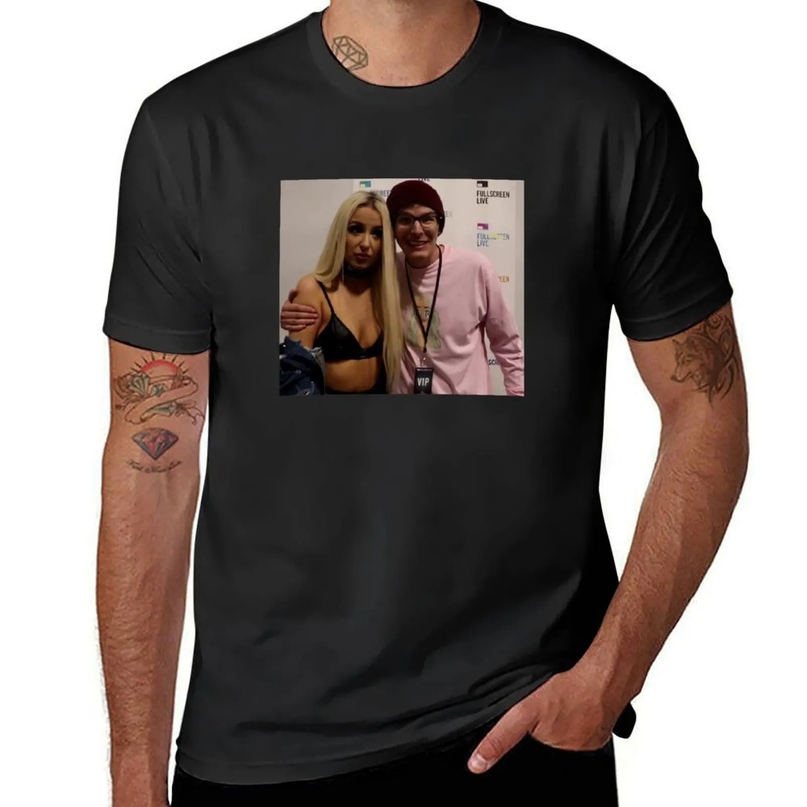 

Idubbbz X Tana T-Shirt blacks sweat oversizeds funny t shirts for men