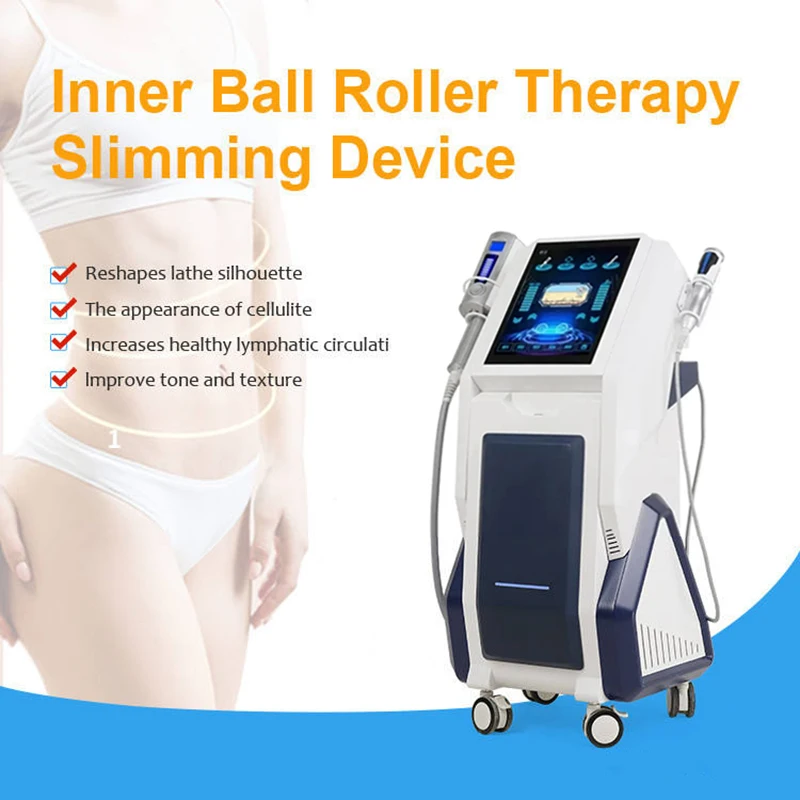 

Inner Ball Rolling Weight Loss Body Sculpting 2 Handles Skin Tightening Lymph Drainage Micro-vibration + Infrared Massage Device