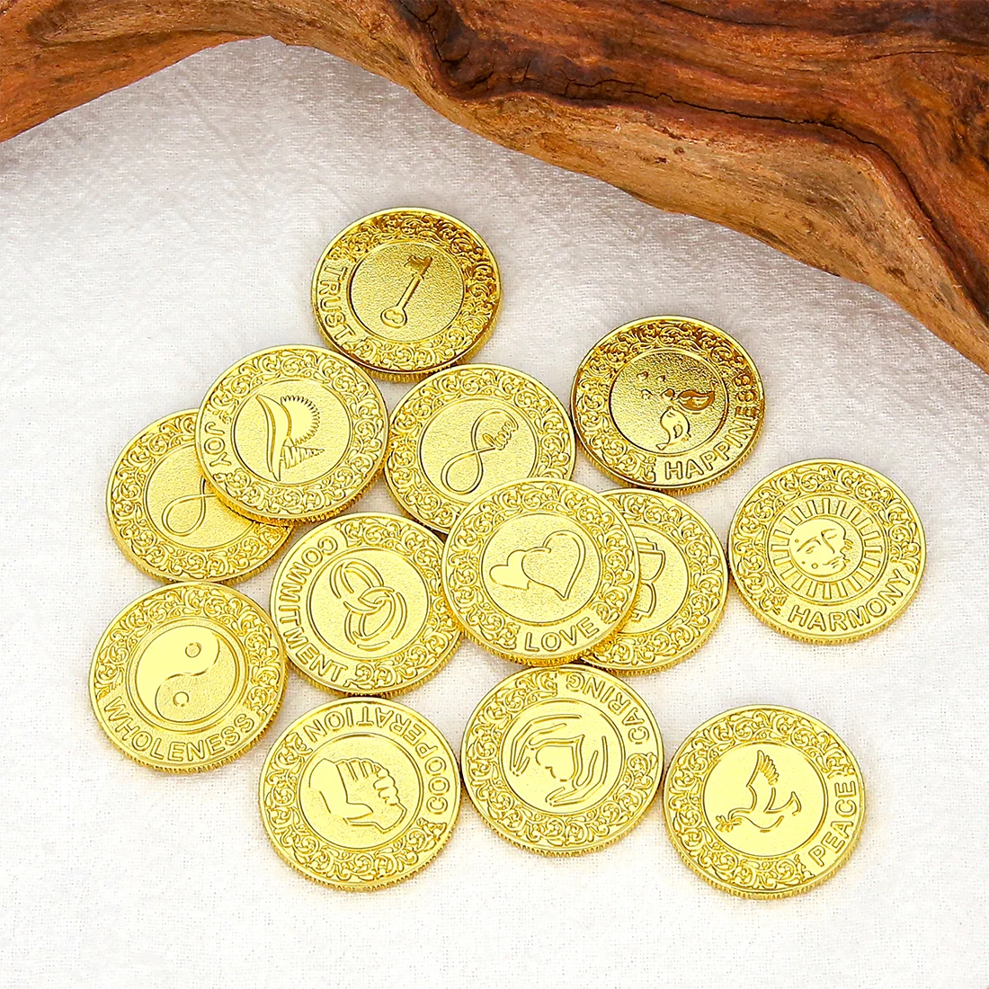 13 Monedas de Metal para Ceremonia de Arras de Boda, Recuerdo de Unión, Joyería para Mujer, Regalo de Ceremonia