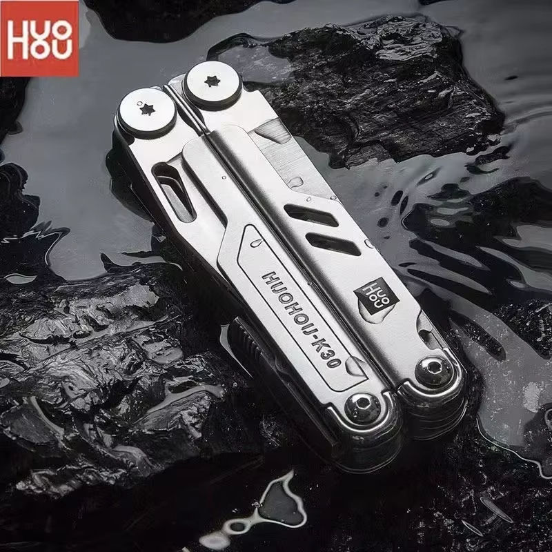HuoHou K30 Pro 18 In 1 Multitool Folding Knife Hand Pliers Scissors Saw Screwdriver Portable Outdoor Multifunctional EDC Tools