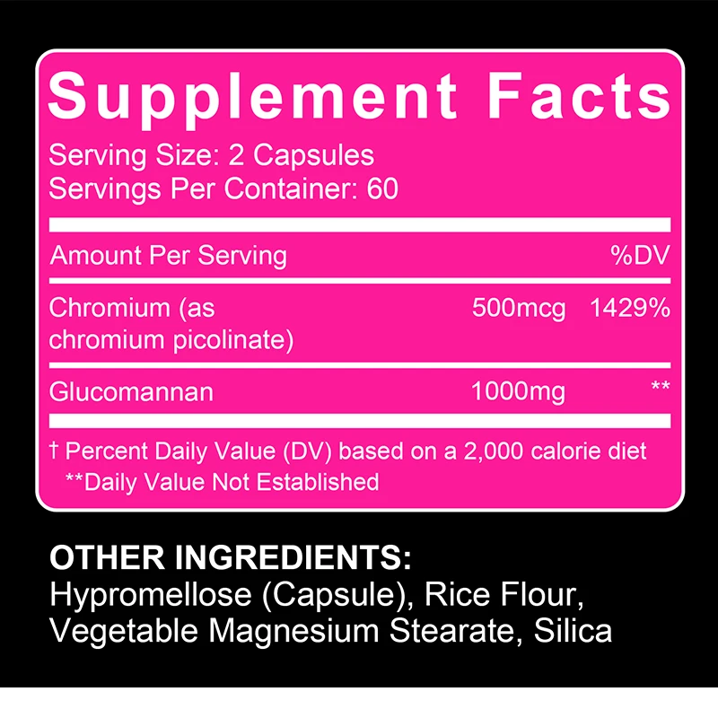 Glucomannan Supplement - Promotes Metabolism, Digestion and Intestinal Health, Appetite Suppressant, Improves Immunity