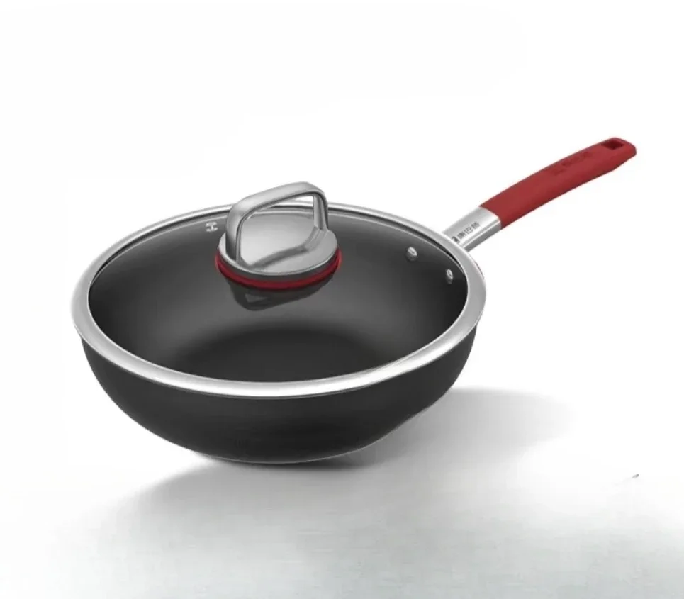 

Pure titanium pot, uncoated, non-stick, household, induction cooker, gas stove