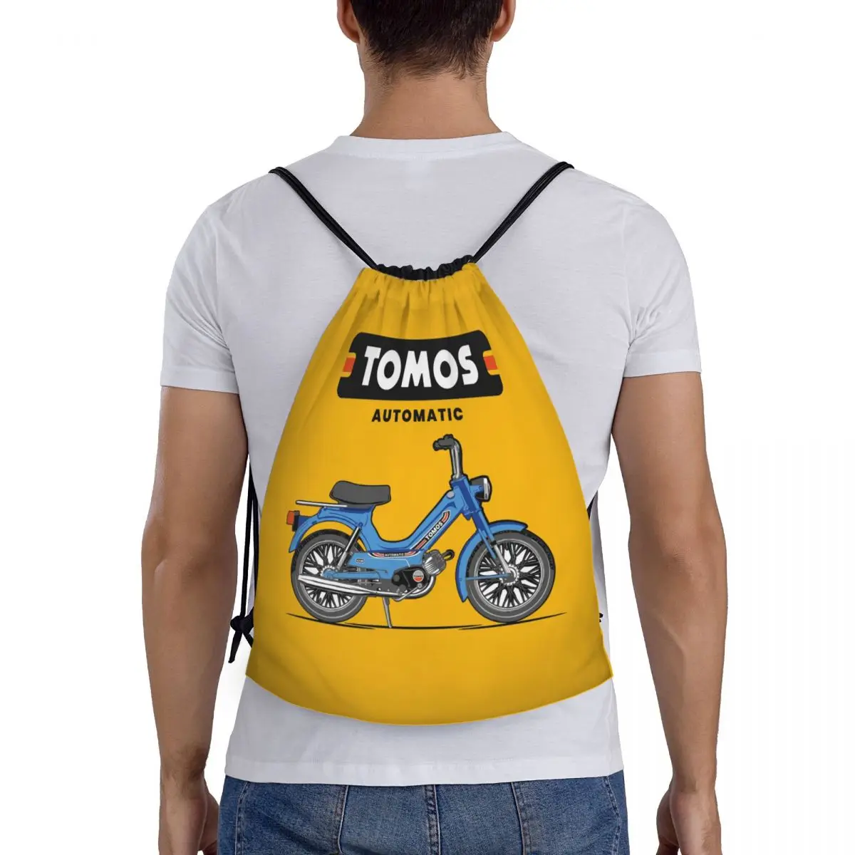 

Tomos Automatic - Blue Backpacks Fashion Portable Drawstring Bags Sundries Bag Book Bags For Travel School