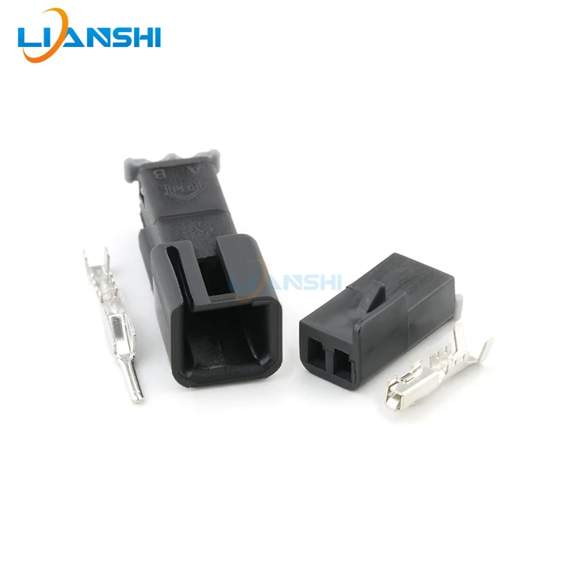 5Set 2Pin 12047663 12047662 MF Connector Kit w/Terminals For GM Car Metri-Pack 150 Series Harness DJ7025Y-1.5-11/21