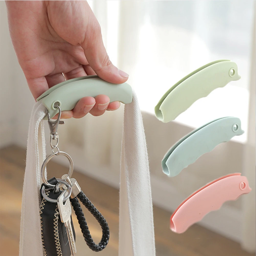 

Silicone Anti-stroke Hand Labor-saving Vegetable Lifter Plastic Bag Handle Grocery Shopping Bag Carrying Tool