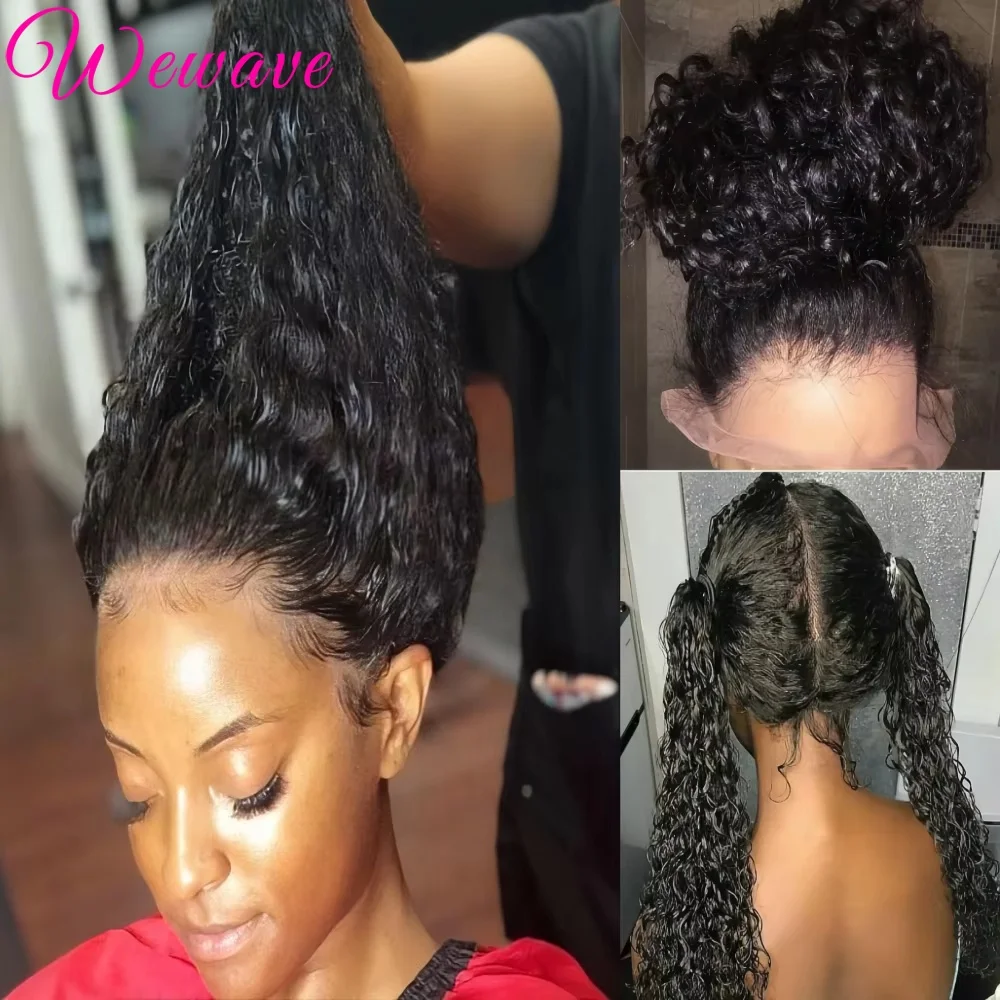 

Невидимый ремешок 360 HD Полный парик шнурка Человеческие волосы Бесклеевой парик Предварительно вырезанный кружевной парик 200 Плотность Глубокие вьющиеся 360 Парик фронта шнурка Предварительно выщипанный