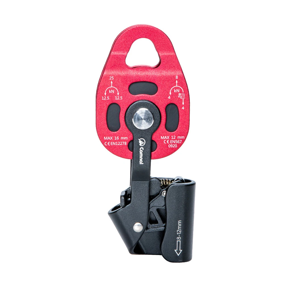 Rock Climbing Pulley Professional Durable Rock Climb Accessory Firm Load-bearing Ascender Lifter Equipment for Outdoor Rescue