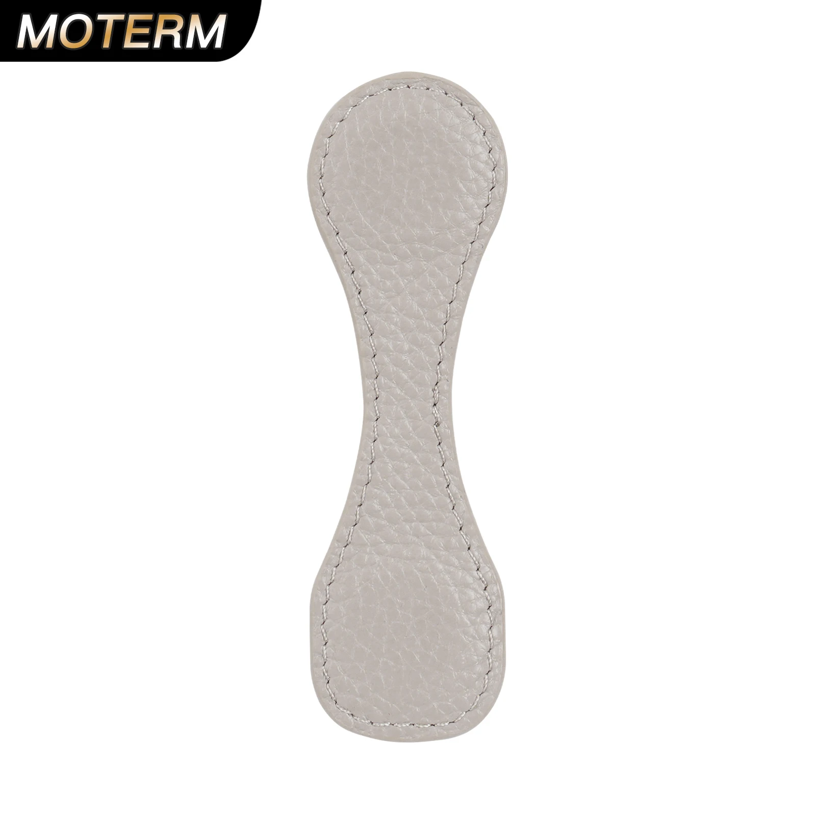 Moterm Pebbled Grain Leather New Style Asymmetric Magnetic Clip Durable Planner Accessory Strong Magnetic Clip Bookmark