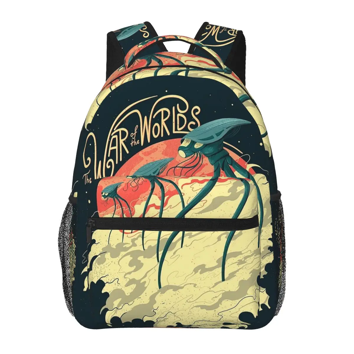 

War Of The Worlds Backpacks Boys Girls Bookbag Children School Bags Cartoon Kids Rucksack Shoulder Bag Large Capacity