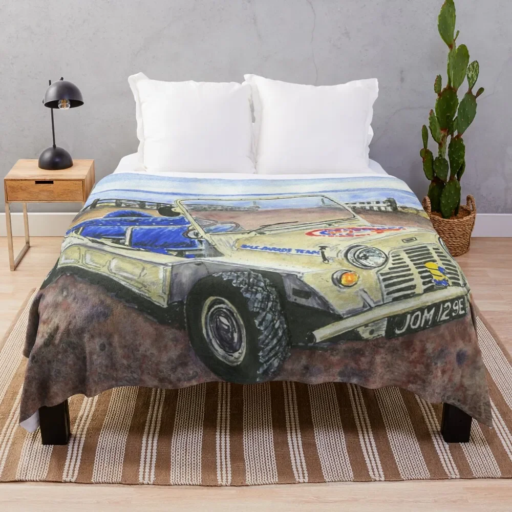 

Austin Mini Moke Throw Blanket Retros Hair for winter Blankets Loose warm winter Blankets