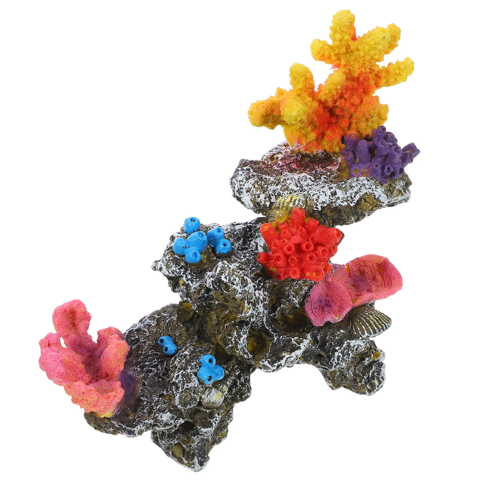

Fish Tank Coral Reef Decor PVC Artificial Aquarium Coral Sculpture Ornamental Decoration for Freshwater Fish Tank