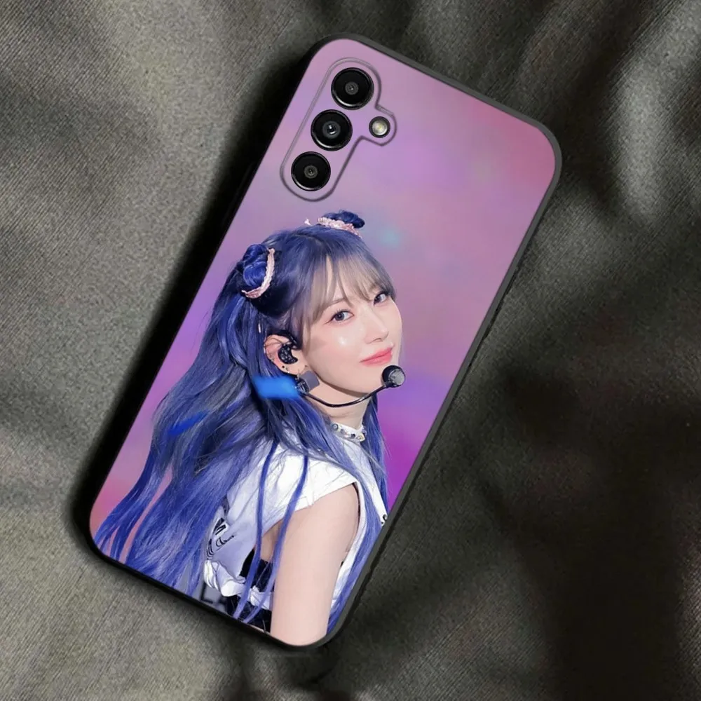 Kpop Miyawaki Sakura I-Izone Phone Case For Samsung Galaxy A13,A21s,A22,A31,A32,A52,A53,A71,A80,A91 Soft Black Phone Cover image 3