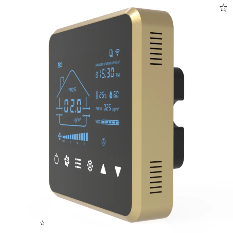 Intelligent WIFI Temperature Display Controller Ventilation Speed Controller Heat Recovery Ventilation Controller