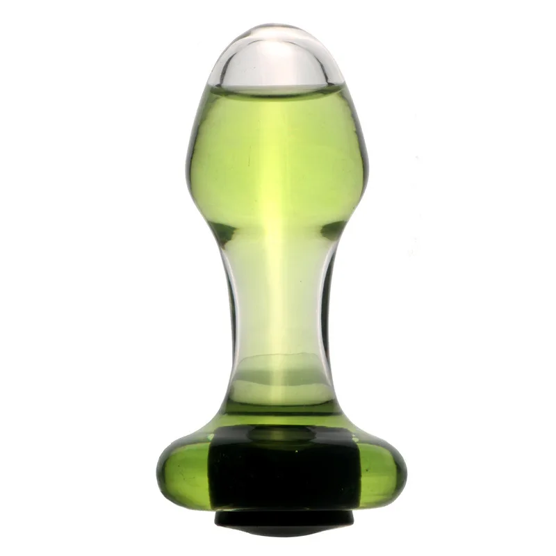 Hollow Speculum Glass Anal Butt Plug Crystal Small Large Anal Plug Dildo With Stopper Expander Tunnel Transparent Anus Sex Toy