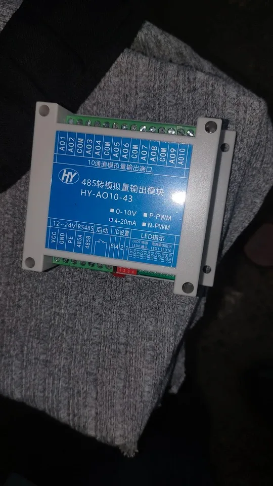 10-channel Analog Output Module, Current 4-20mA, Voltage 0-10V Pulse PWM Industrial Signal Output Board Card