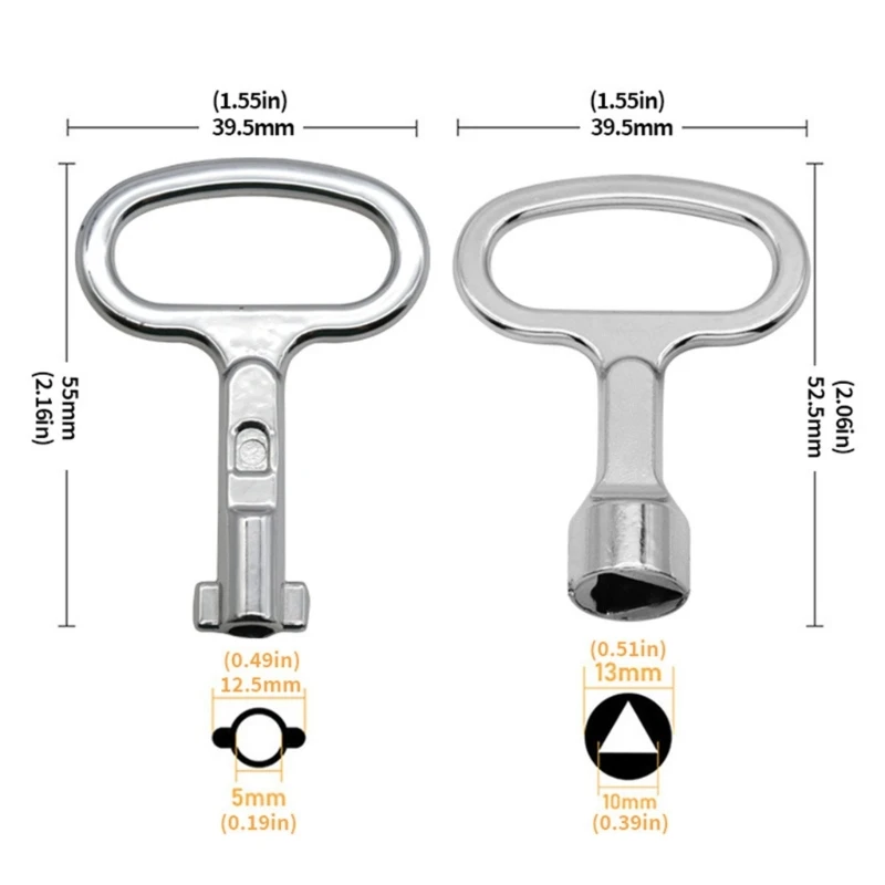 652F 2PCS WATER Spigot Keys Keys Keys Keys Keys Keys Keys Applications Wide Applications