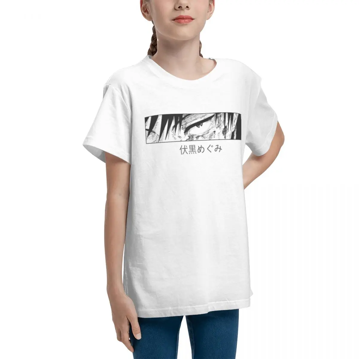 Crewneck Megumi Fushiduro Classic For Sale Teenagers Basic Short Sleeve T-Shirt Top tee premium High quality Fitness  Graphic