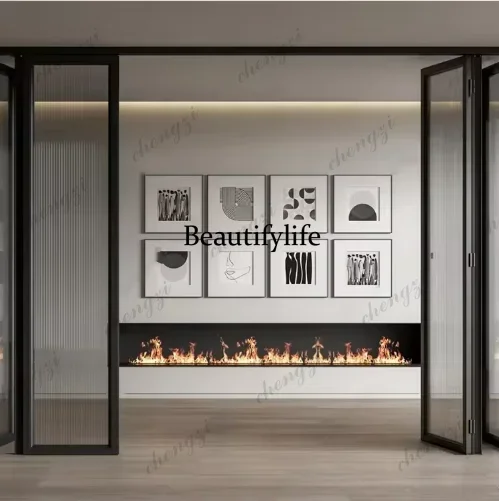 TTT Z183 Customization Sturdy Frame Aluminum Bi Folding Door Low-E Glass Thermal Break High Performance Exterior Folding Door