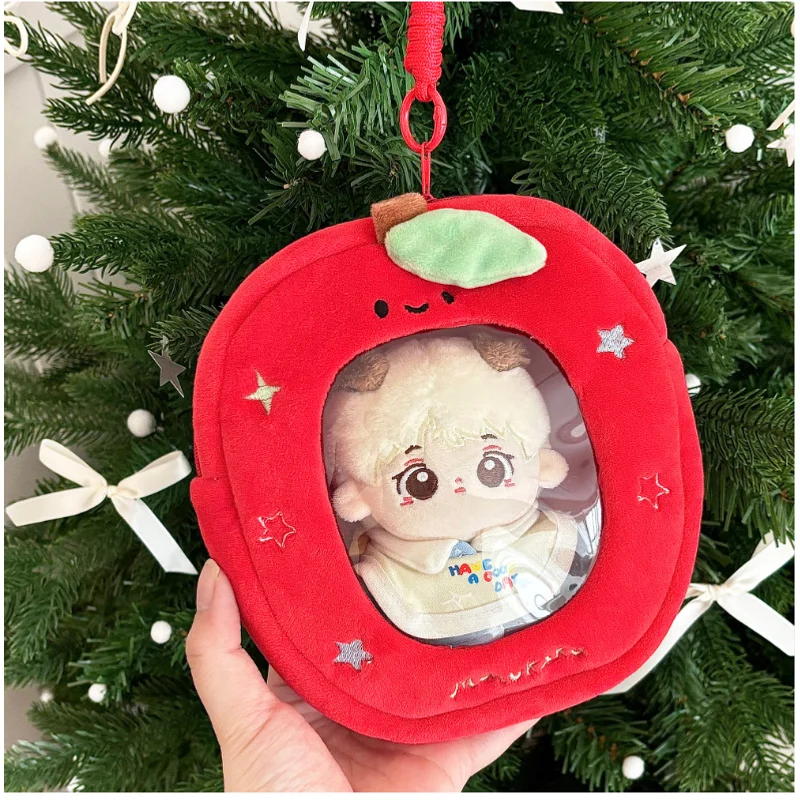 Kawaii 15 سنتيمتر أفخم دمية حقيبة التخزين لطيف عرض حالة وقائية للفتيات الإبداعية هدية حقيبة ظهر الطالب أكياس مقاومة للماء