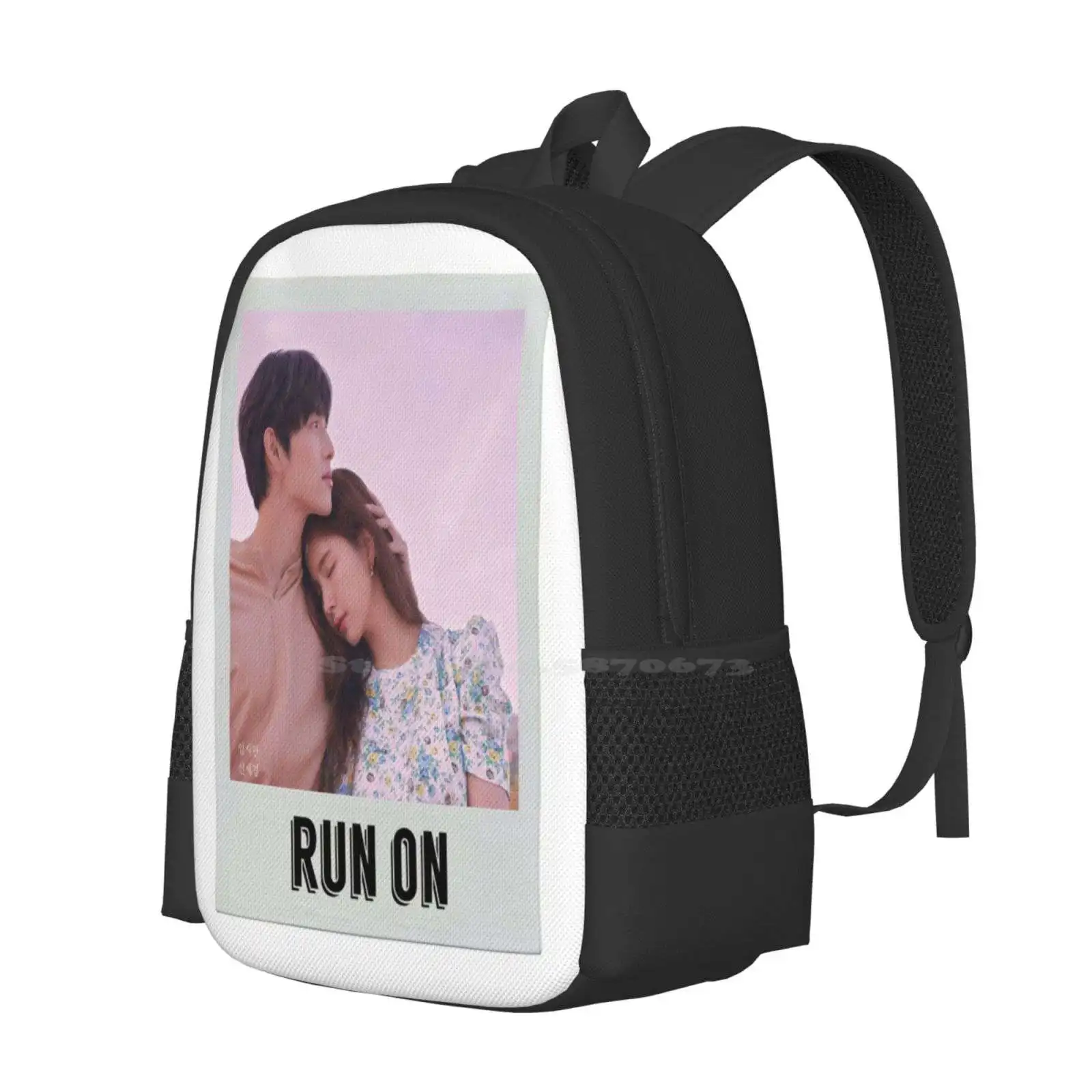 Run On (Main Couple) Hot Sale Schoolbag Backpack Fashion Bags Run On Kdrama Im Siwan Shin Sekyung Pink