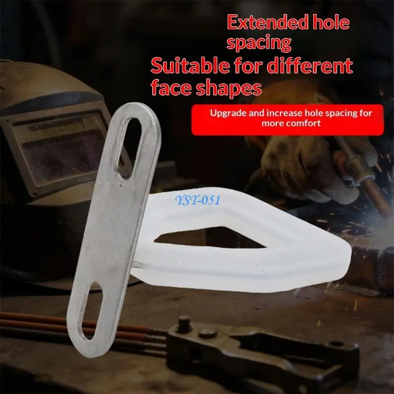 E15A Heat Resistant Welding Mouthpiece Silicone Metal Blend Safety Welding Handheld