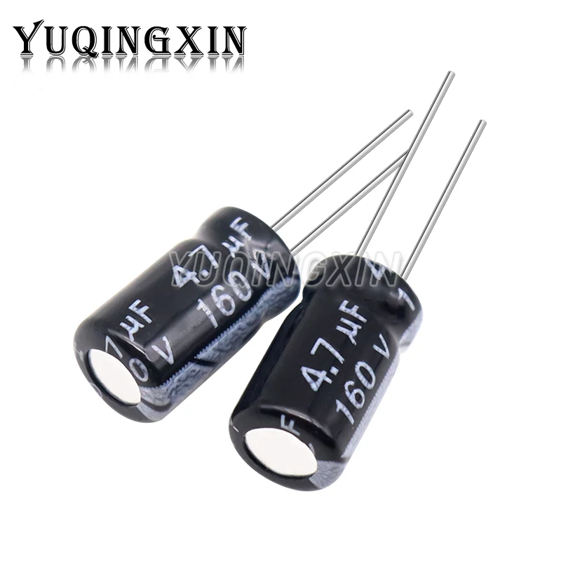 5 sztuk 160V aluminiowy kondensator elektrolityczny 1UF 2.2UF 3.3UF 4.7UF 10UF 47UF 100UF 220UF 330UF 470UF 1000UF — zdjęcie 5