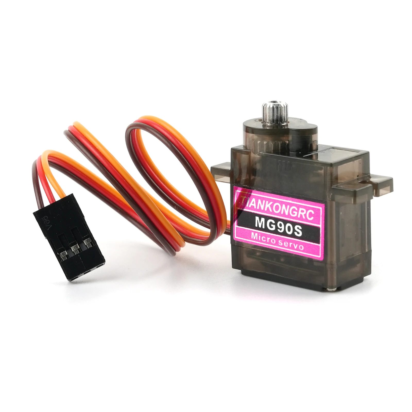 محرك مؤازر رقمي صغير 9 جرام معدني + محرك بلاستيكي مصقول MG90S 180/270/360 °   عزم دوران عالي لسيارة RC روبوت نموذج طائرة لعبة ذاتية الصنع