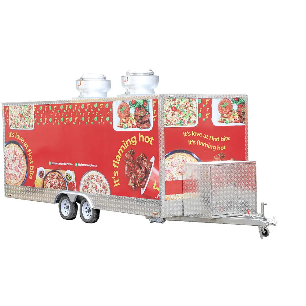 5 meter long Food Truck Party Bus Hot Dog Cart Taco Cart Waffle House Coffee Bar Ice Cream Food Trucks Mobile Food Van