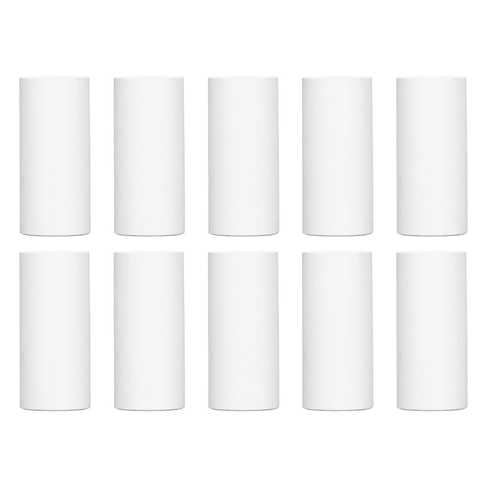 10Pcs Printable Paper Rolls White Printable Thermosensitive Thick Paper Thermal Paper Rolls for Small Printer