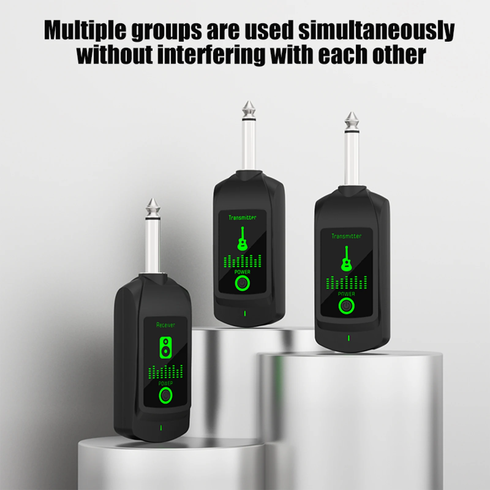 Audio Wireless Transmitter Receiver Wireless Transmitter Receiver System for Electric Guitar & Bass Accessories