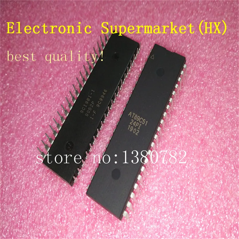 

Free Shipping 10pcs-50pcs AT89C51-24PI AT89C51 AT89C51-24PU DIP-40 New original IC In stock!