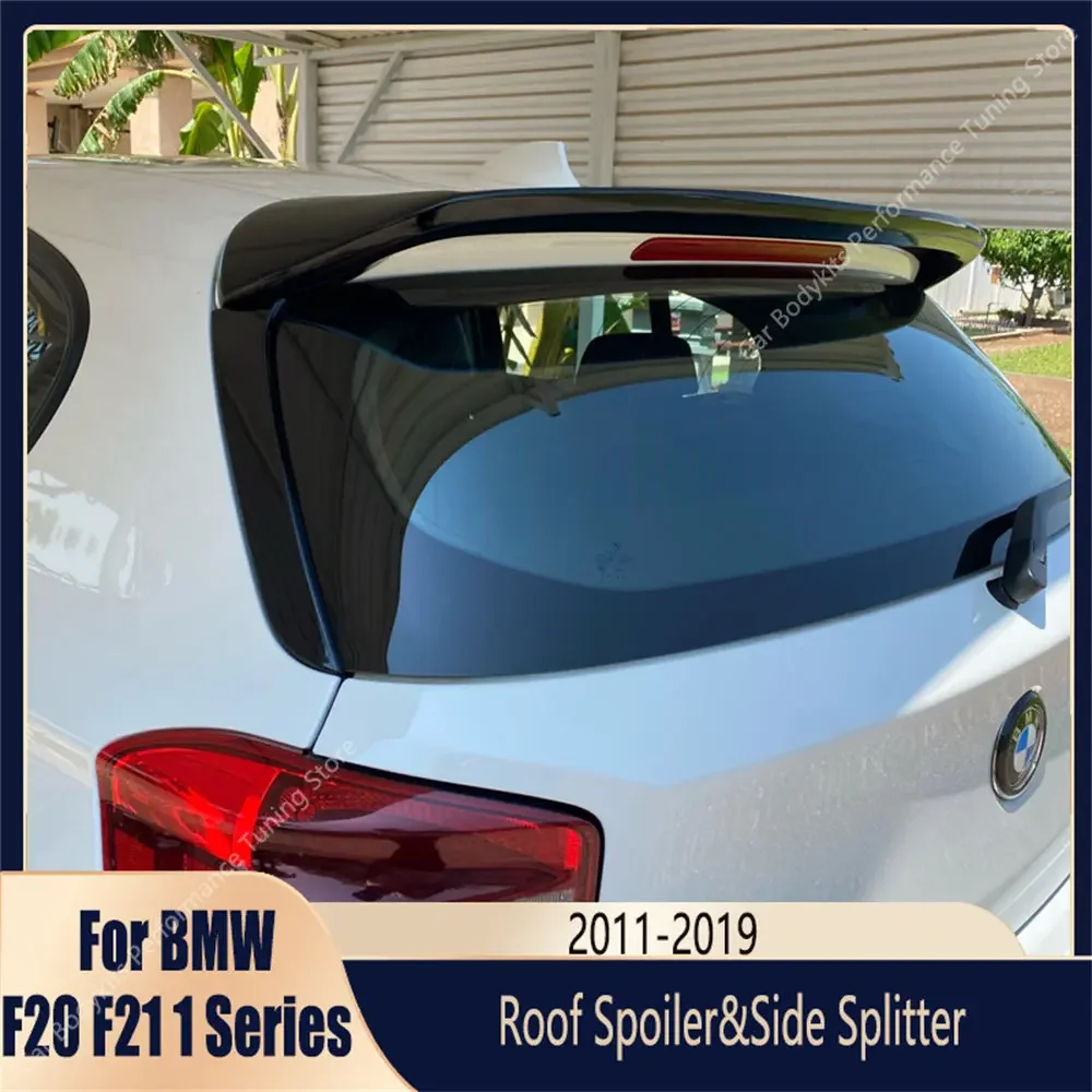 

For BMW F20 F21 Rear Roof Spoiler&Rear Side Splitter 1 Series 116d 118i 120i 120d 125i 125d M135i M140i 2011-2019 Spoiler Wing