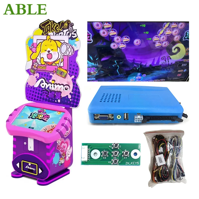 puzzle bobble game pcb board motherboard with wires for arcade simulation video games