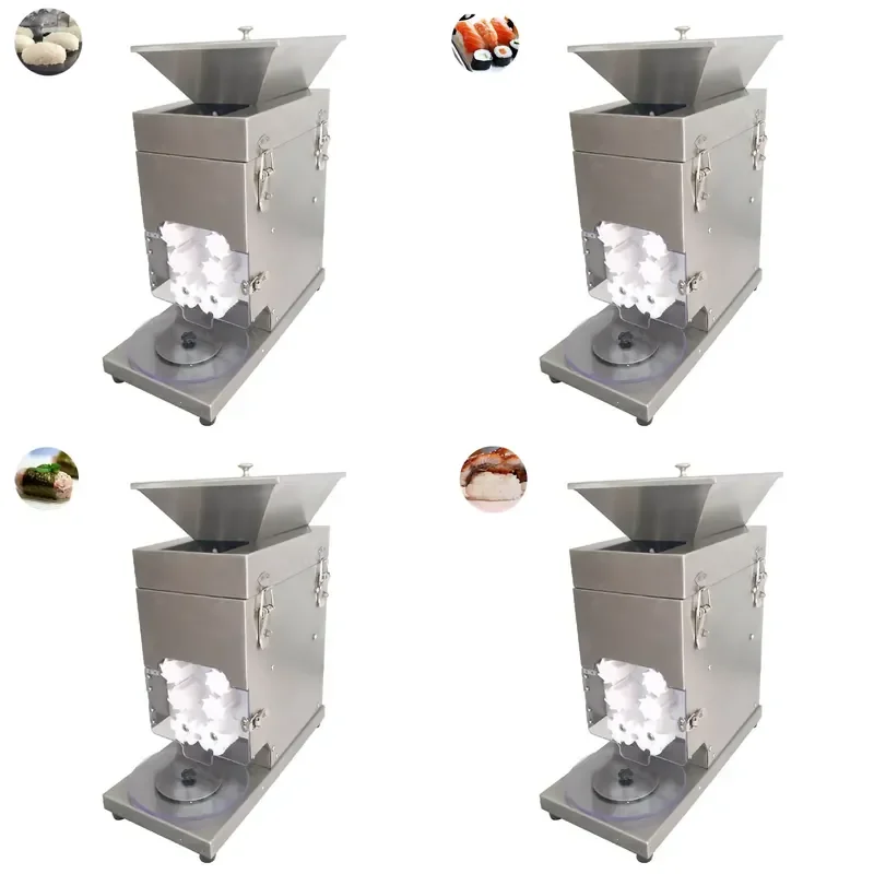 Small Rice Ball Machine Desktop Rice Ball Forming Machine Automatic Sushi Maker for Home Kitchen Use Compact Design Easy