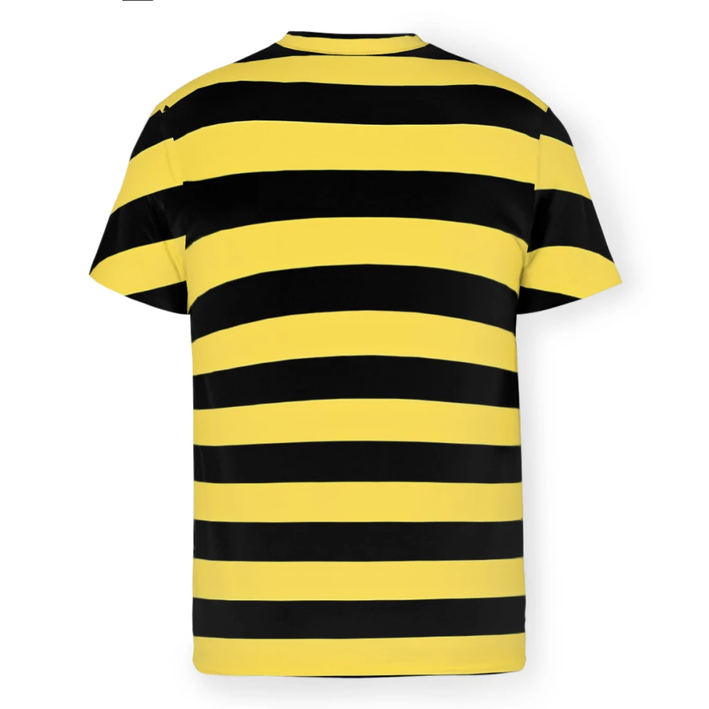 Color Polyester TShirts Me Before You Black And Yellow Stripes Personalize Men\'s Thin T Shirt Hipster Tops