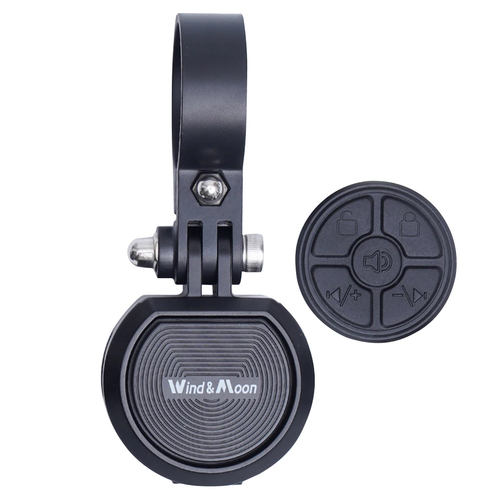 

with Remote Control Bicycle Bell 120 Db Cycling Alarm 4 Sound Modes IPX6 Waterproof for Mountain Bike/Road Bike/Electric Scooter