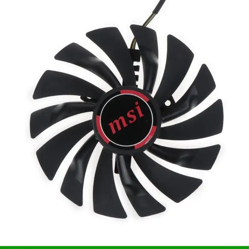 U55C 2PCS 95 мм PLD10010S12HH Вентилятор VGA для MSI 980TI 980 970 960 950 R9 380 R9 390 Охлаждение графической карты 4PIN