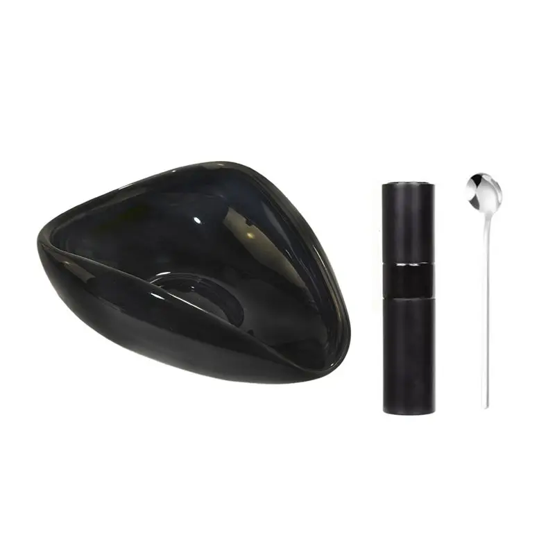 AT05-Coffee Bean Weighing Bowl Small Spoon And Bottle Single-Dose Tray For Coffee Or Tea