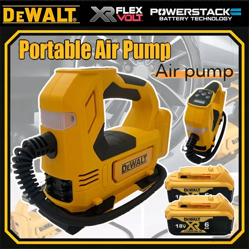 

Портативный беспроводной насос DEWALT для накачивания шин автомобилей и мотоциклов, электрический насос для DEWALT