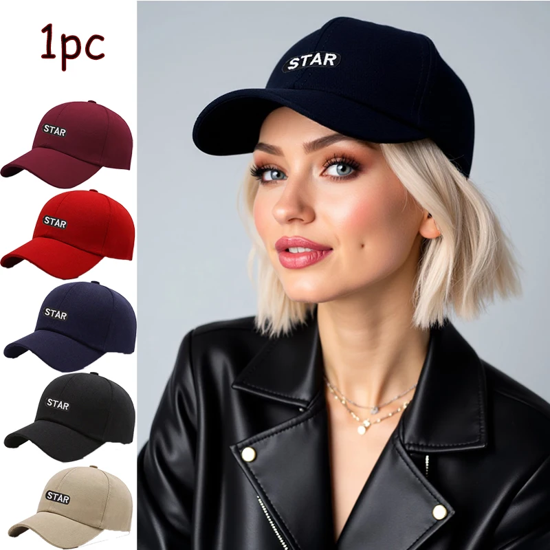 1PC Couple Style Women's Men's Baseball Cap, Print “Star