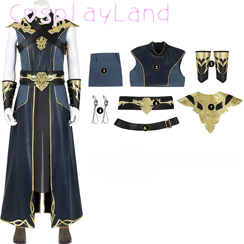 

BG 3 The Dark Urge Cosplay Baldur Urge Robe Outfit Full Set and Boots Men Suit Comic Con Costumes Halloween Urge Costumes