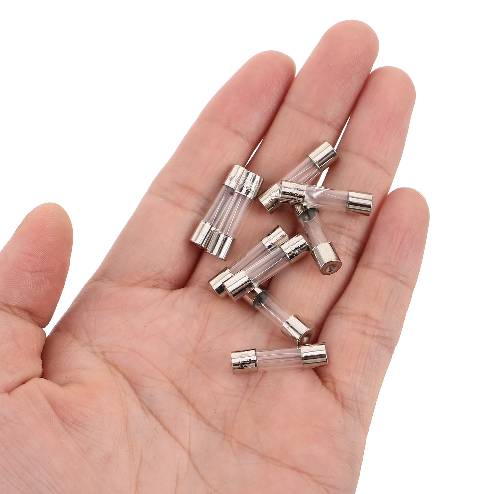 

20 PCS Glass Fuse 5x20mm for Appliances Circuit Boards Miniature 250v Electrical Circuits Protection Copper Amp